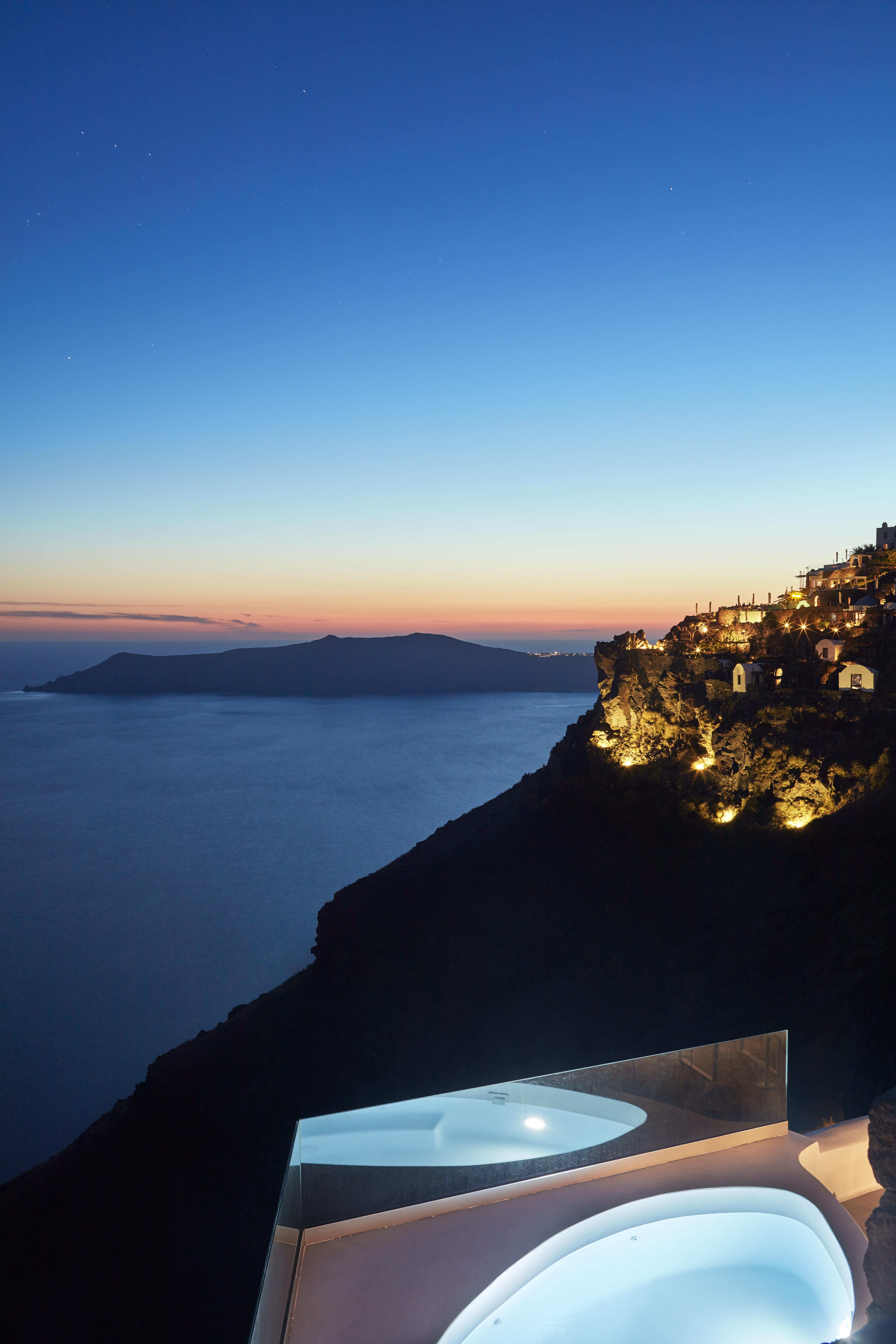אימרוביגלי Katikies Chromata Santorini - The Leading Hotels Of The World מראה חיצוני תמונה